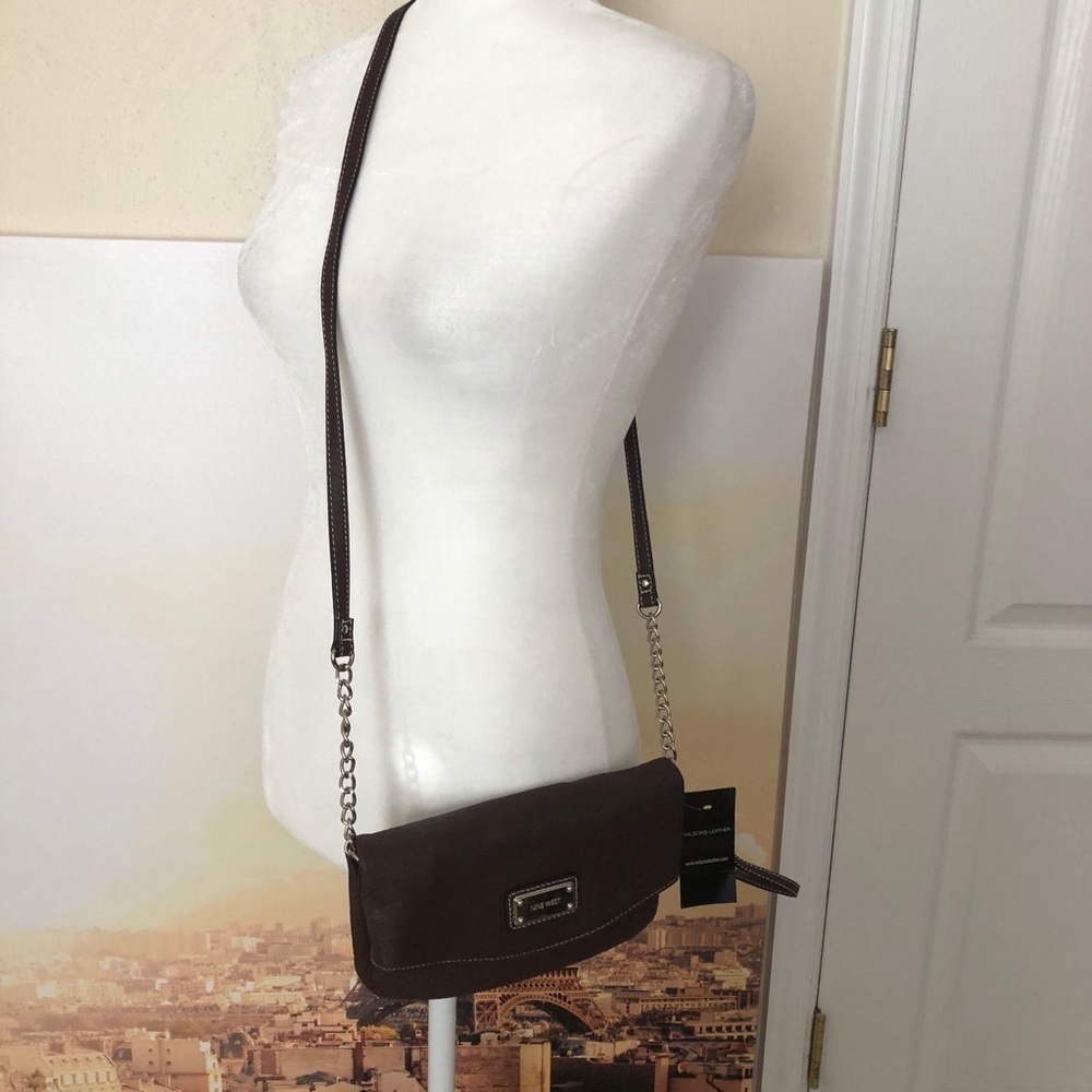 Nine West Wilson Leather Crossbody Bag